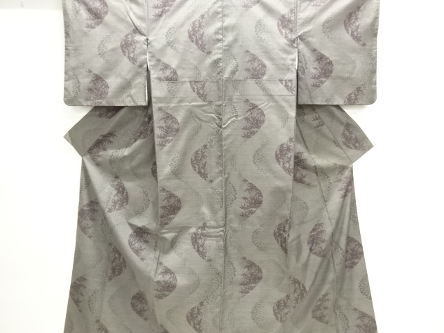 JAPANESE KIMONO / TSUMUGI / BAMBOO GRASS